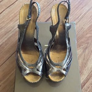 Gucci platform heels